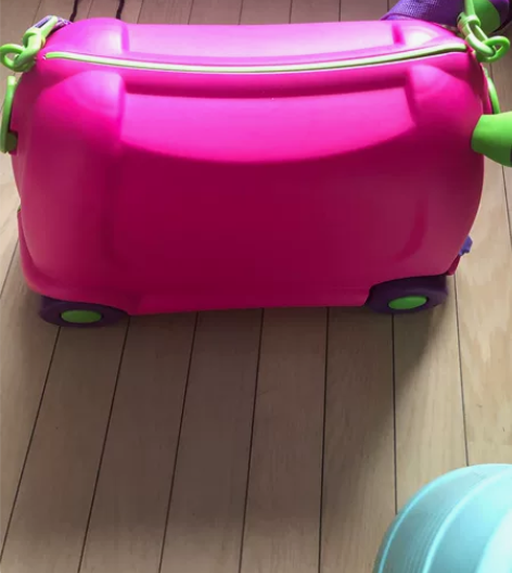 全新儿童可骑可背可拉旅行箱行李箱整理箱 全...