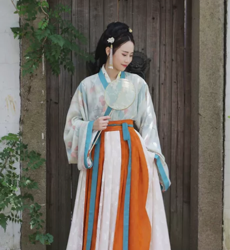 花夕树 【幕语】 原创晋制汉服三件套齐腰襦...