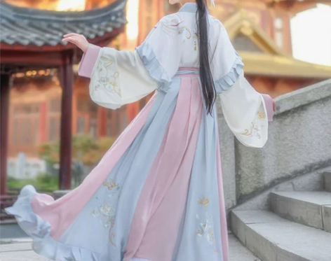 ?【过年不打烊】如梦霓裳汉服女青引晋制交领...