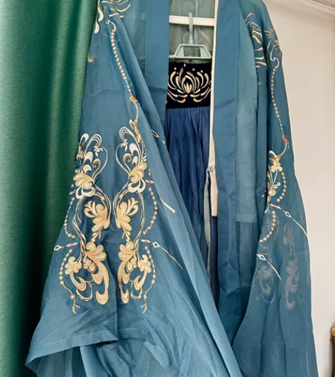 七月夕新款原创汉服正品西风意对襟绣花齐胸襦...