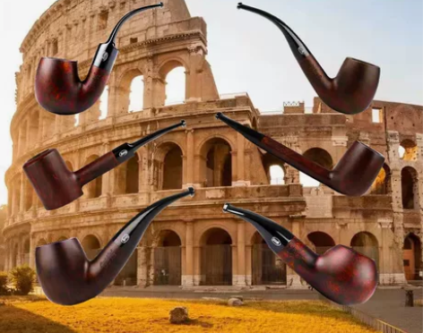 意大利进口沙芬国会石楠木实木过滤烟斗男士麦...