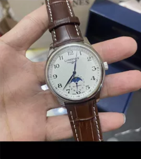 闲置浪琴名匠多功能自动男表蓝宝石镜面，日历...