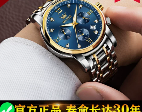 瑞士认证正品名牌男士手表机械表全自动品牌十...