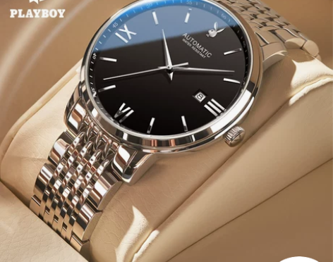 花花公子男士手表男机械表男款全自动正品名商...