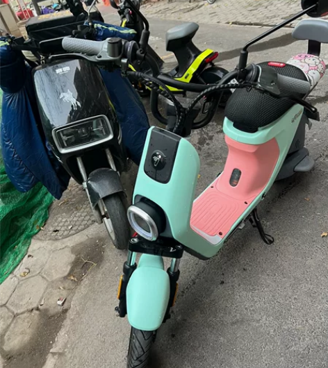 九号c40电动车，买了三个月，在地下车库存...