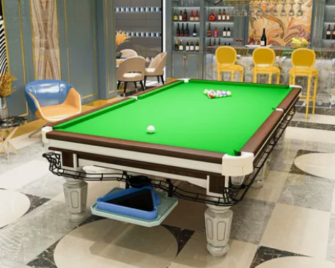 国产尺寸台球桌美式黑八桌球俱乐部九球房商用...