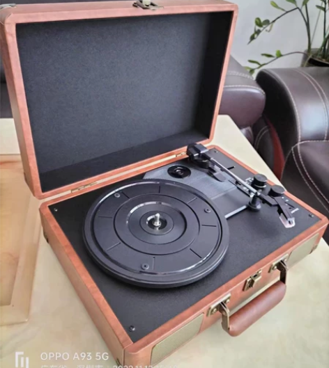 黑胶唱片机复古唱片机！全新未开封，电唱机留...