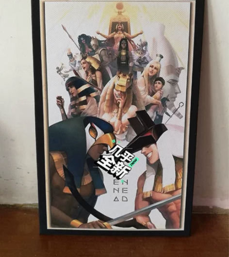 九柱神布板画无框画非官方 尺寸27*18....