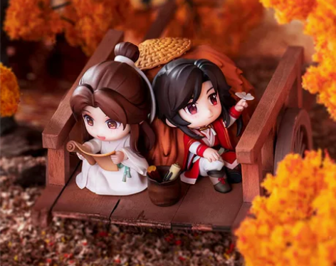 【出】天官赐福谢怜三郎暮枫山行Q版手办 擎...