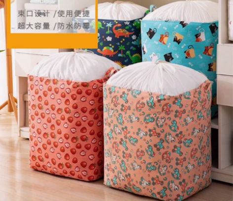 【被子衣物收纳袋】家用大号衣服收纳箱筐帆布...