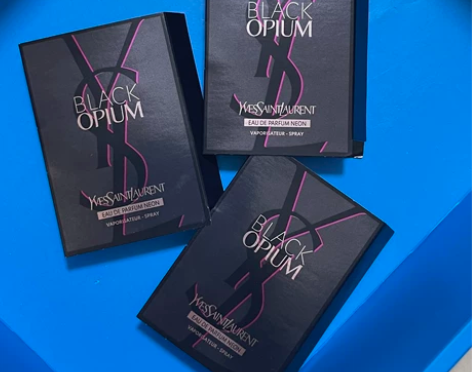 圣罗兰黑鸭片香水小样黑色奥飘茗女士香水霓虹...