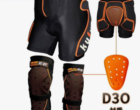 d3o滑雪护具护膝防摔护臀裤护甲女单板护