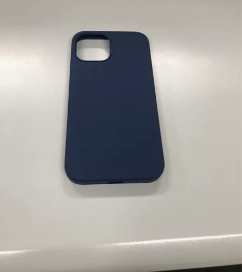 绿联iPhone12液态硅胶手机壳（海军蓝...