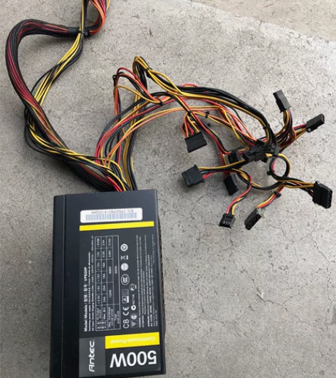 安钛克500W拆机电源，无拆无修，功能正常...