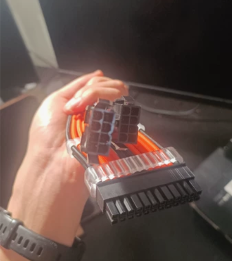 首席玩家Mod台式机电源线延长线 咸鱼淘的...