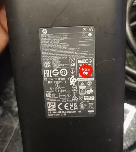 HP/惠普惠普200w电源适配器，暗影精灵...