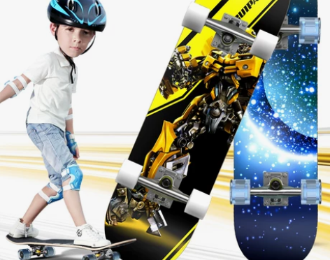 四轮滑板儿童青少年初学者专业男成人女生双翘...