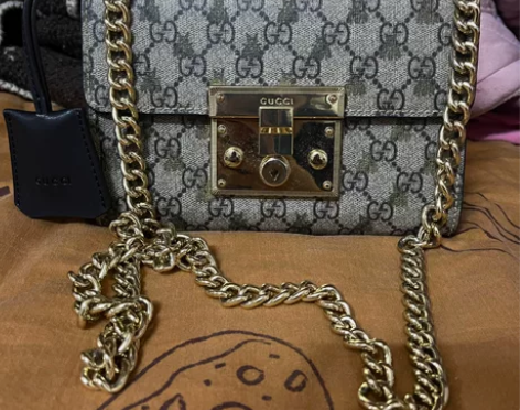 古驰Gucci  padlock 蜜蜂 小...