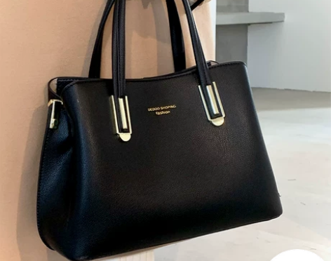 手提包 单肩手提包女包时尚中年妈妈大容量中...