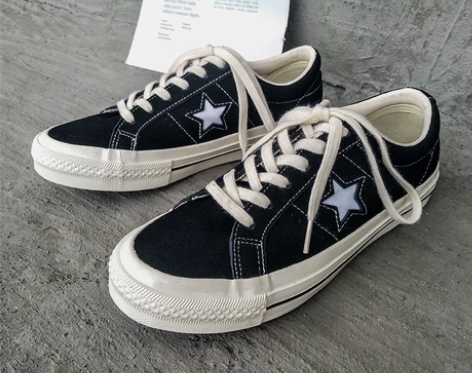帆布鞋 布鞋板鞋ONE STAR男鞋低帮滑...