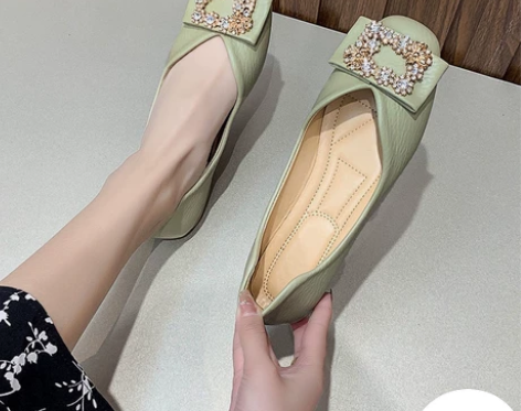 仙女平底软底鞋 37码 30元包邮