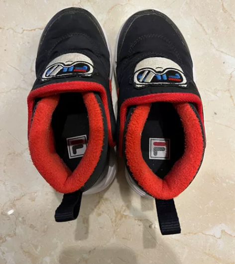 FILA斐乐男童棉鞋16cm 26码 正...