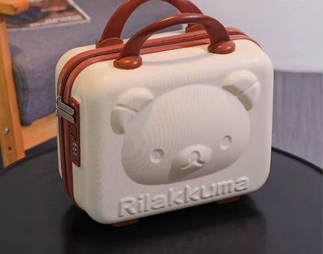 手提行李箱2021新款化妆小箱子14寸卡通...