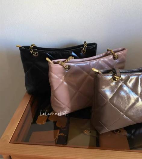 你绿IAC自制~高级仿小羊皮质感！缝线菱格...