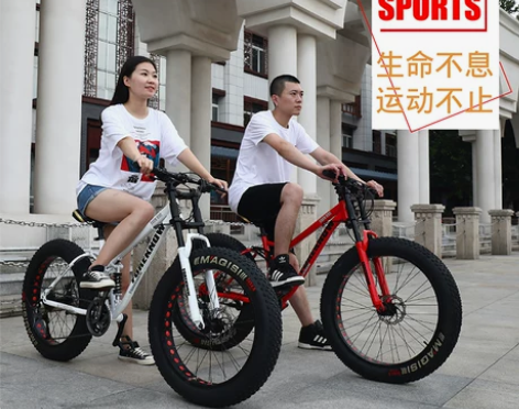 德国轻奢山地自行车单车越野车沙滩雪地车大轮...