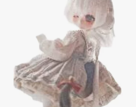 【浮游岛】娃用配件 猫耳耳机，全新白模四六...