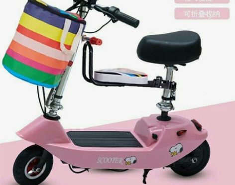 599包邮！折叠电动车，载重100公斤，冲...