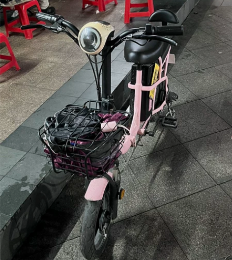 可折叠 正步电动车 后胎是新换的 电瓶也是...