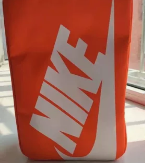 全新手提橙色篮球鞋收纳包大logo衣服收纳...