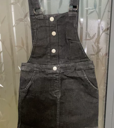 全新牛仔背带裙 140尺码 30包邮！ 感...