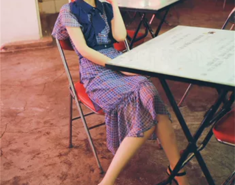 新款女夏季港味复古气质格子雪纺连衣裙波点…...