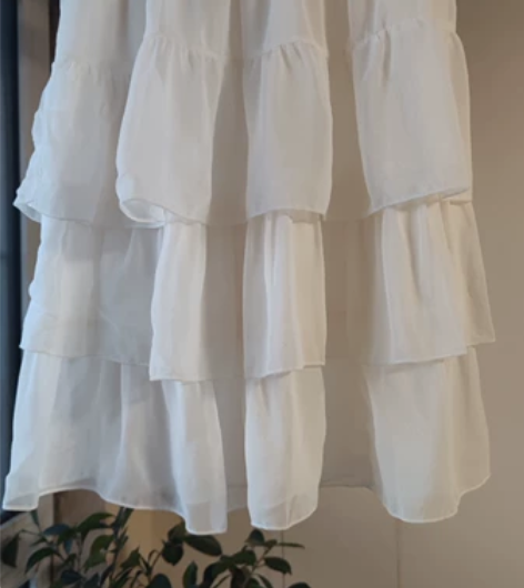 100%桑蚕丝 真丝蓬蓬裙 蛋糕裙 全新 ...