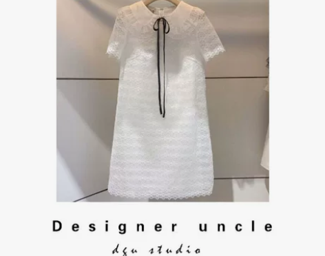 DGU Studio/冷淡风连衣裙夏少女心...