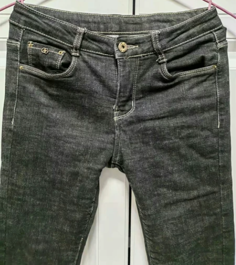 修身黑色牛仔裤纯棉直筒裤铅笔裤小脚裤 裤长...