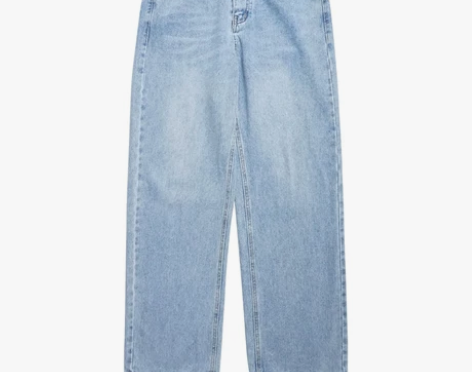 2020新款浅色ins牛仔裤女直筒宽松学生...