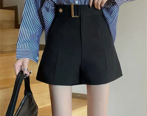 大码黑色垂感阔腿裤高腰女装a字打底靴裤显瘦...