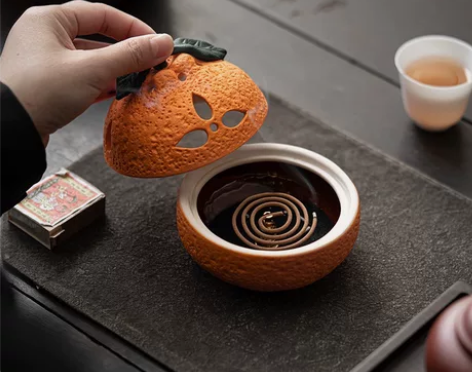 【橘子】大吉大利 香薰炉沉香檀香家用室内陶...