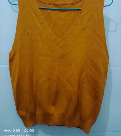 清衣柜全新针织无袖T恤背心，可以外穿，搭配...