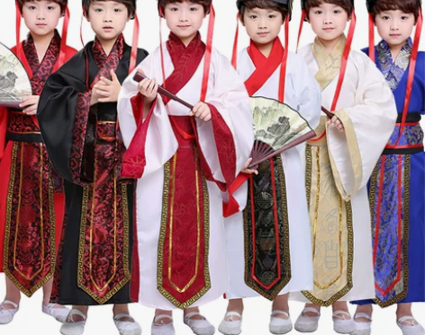 儿童古装三国演义汉服课本剧书童诸葛亮曹操鲁...