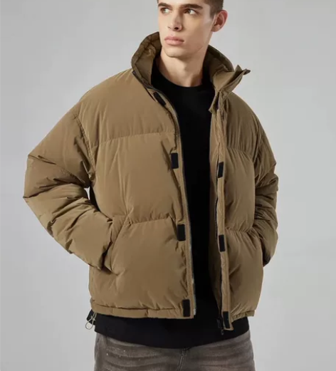 【全新】CHINISM CH立领羽绒服男短...