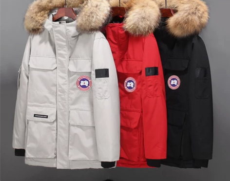 羽绒服男中长款2021冬季新款加拿大码风派...