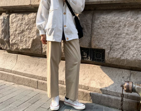 馨帮帮sinbounboun 学生宽松直筒...