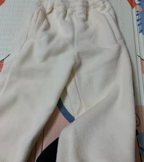 毛茸茸保暖休闲裤韩版2021冬季新款宽松百...