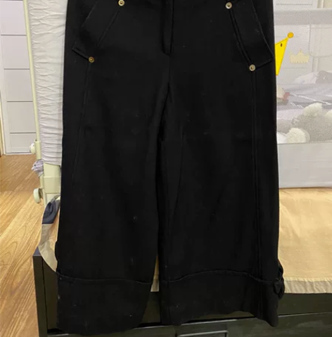 vengass羊毛八分阔腿裤 专柜购入 非...