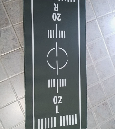 飞机场跑道模型鼠标垫键盘垫700300,全...