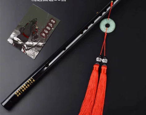 笛子初学竹笛女古风横笛男演奏F成人黑色专业...